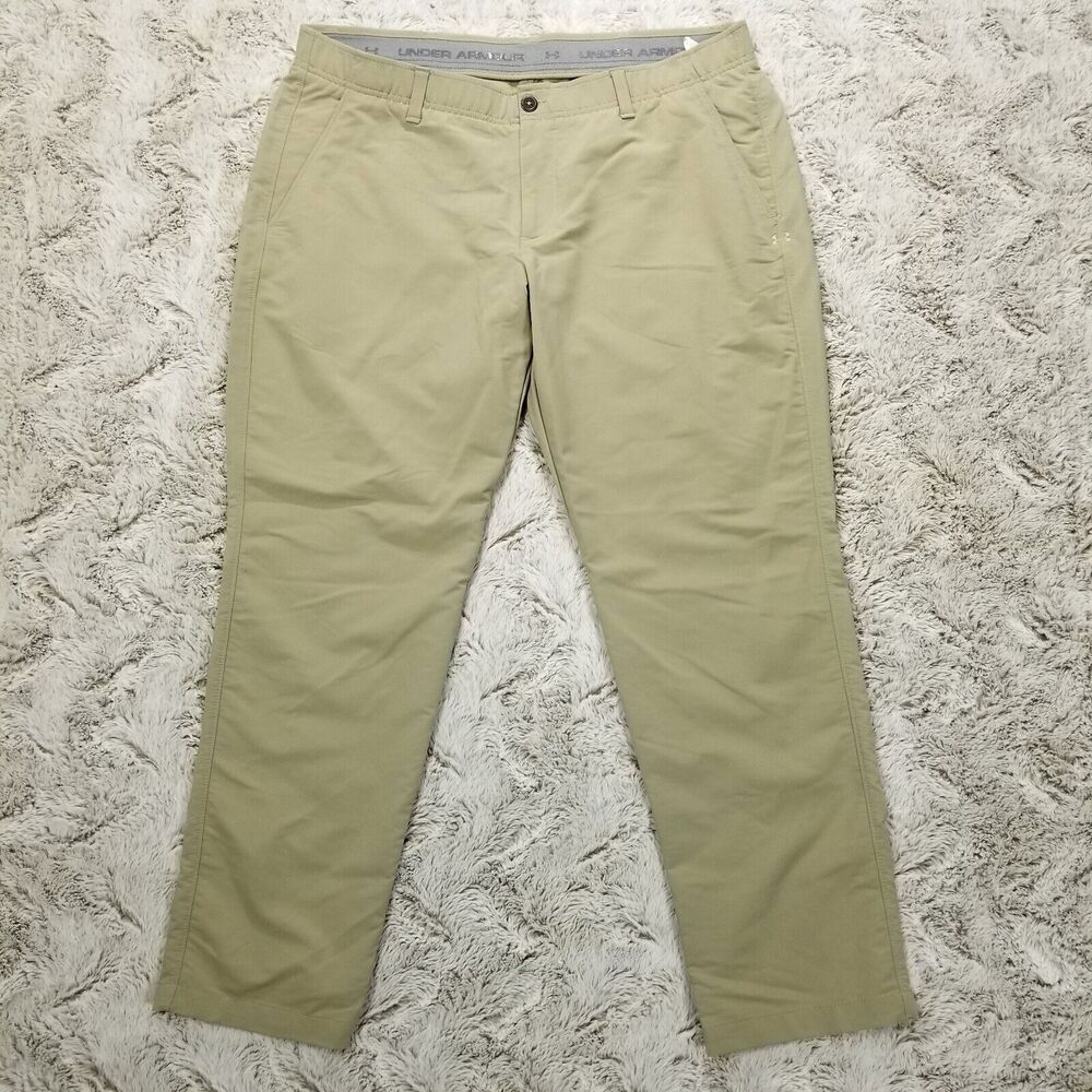 Under Armour Pants Mens 40×30 Performance Flat front Straight